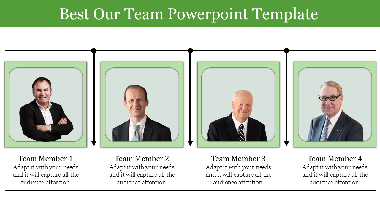 Free - Portfolio Our Team PowerPoint Template Presentation
